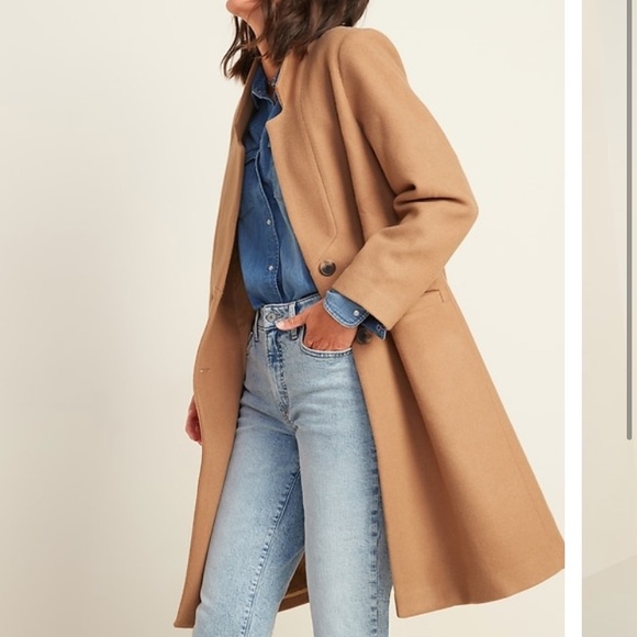 Old Navy Jackets & Blazers - Oversized Soft-Brushed Overcoat for Women -Acacia
